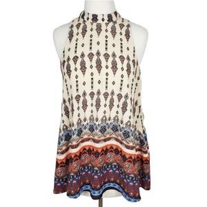 MISS LOVE Women's Sleeveless  Blouse Tank Shirt Halter Neck‎